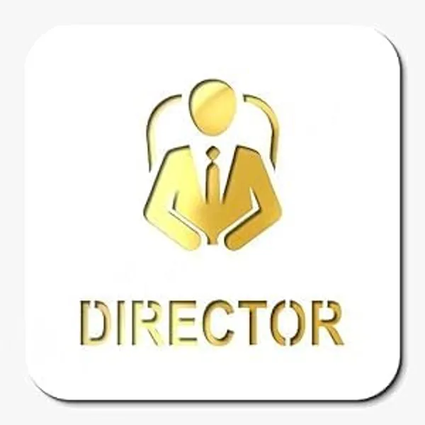 Square_Director_Premium_White_Gold_Finish_Acrylic_Director_Door_Sign_5.8_X_5.8_Inch_Square,_Easy_Mount_Self-Adhesive_Tape_Signage_For_Hotel,_Office,_Resort,_Society,_Corporate_&_Business
