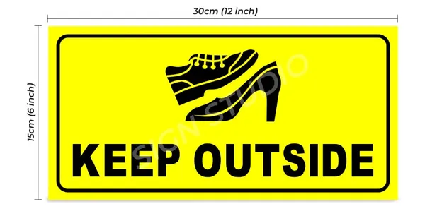 Yellow_Please_Keep_Shoes_Outside_Sign_For_Home,_Office_&_Shop_Durable_&_Waterproof_Foam_Door_Sign_(With_Adhesive_Tape)_(Pack_Of_1)