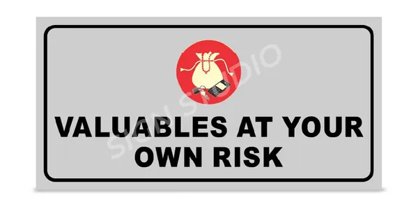 White_Valuables_At_Your_Own_Risk_Warning_Foam_Sign_Board_Waterproof_&_Durable_Pvc_Board_For_Shops,_Parking_&_Public_Areas_(Pack_Of_1)