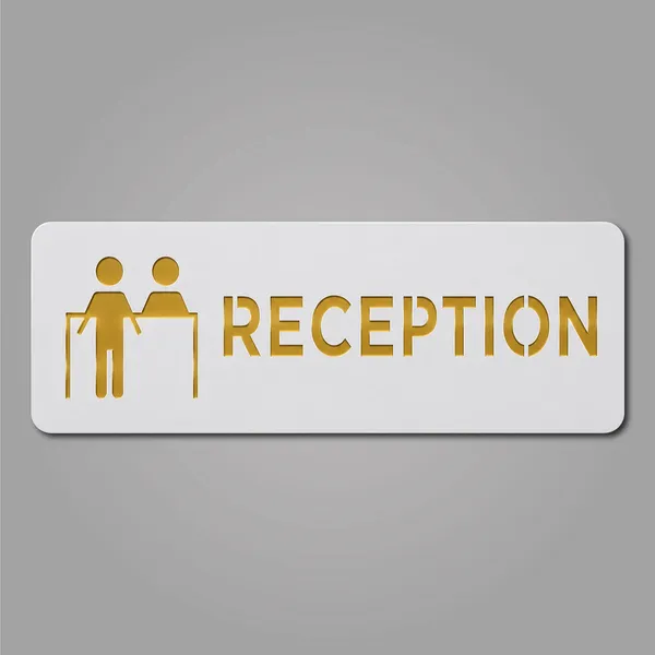 Horizontal_Reception_Premium_White_Gold_Finish_Acrylic_Reception_Desk_Door_Sign_Easy_Mount_3M_Self-Adhesive_Tape_Signage_For_Hotel,_Office,_Resort,_Society,_Corporate,_Business_&_Hospital