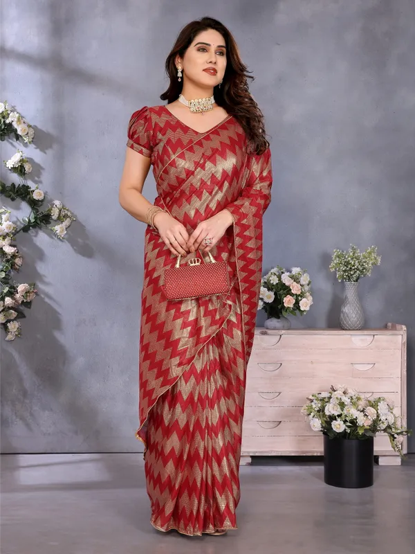 Subtle_Spark_Soft_Touch_Foil_Printed_Saree_With_Blouse_Piece