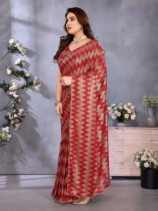 Subtle_Spark_Soft_Touch_Foil_Printed_Saree_With_Blouse_Piece