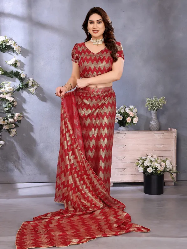Subtle_Spark_Soft_Touch_Foil_Printed_Saree_With_Blouse_Piece