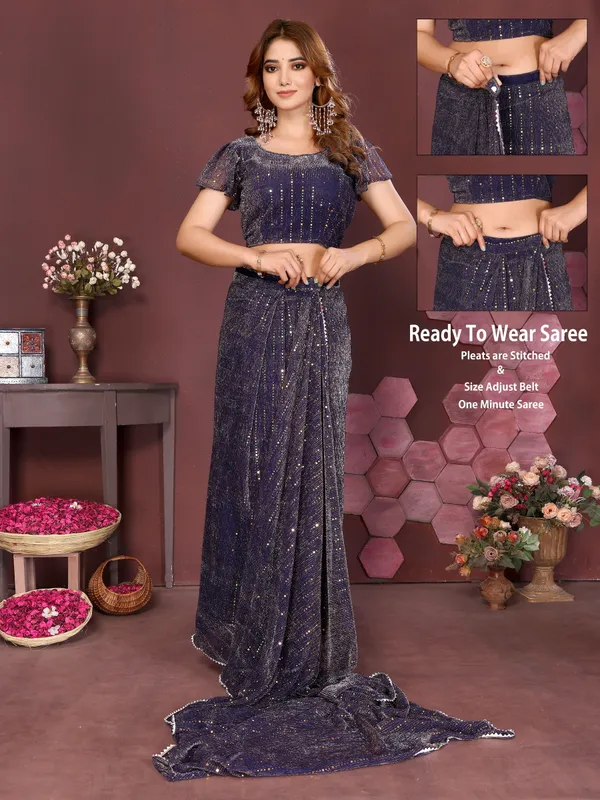 Elegant_Moonlight_Fabric_Saree_Set_–_Pre-Stitched_Saree_&_Blouse