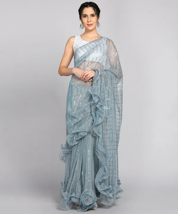 Starlight_Ruffle_Chic_Saree_in_Moonlight_Crush_Weave