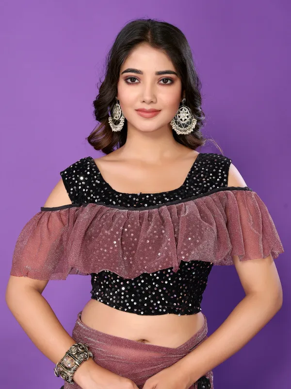 Royal_Zari_Sparkle:_Saree_with_Sequin_Lace_&_Stitched_Blouse