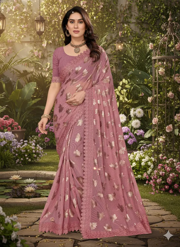Mirror_Majesty:_Zari_Fabric_Saree_with_Chemical_Lace_Detailing