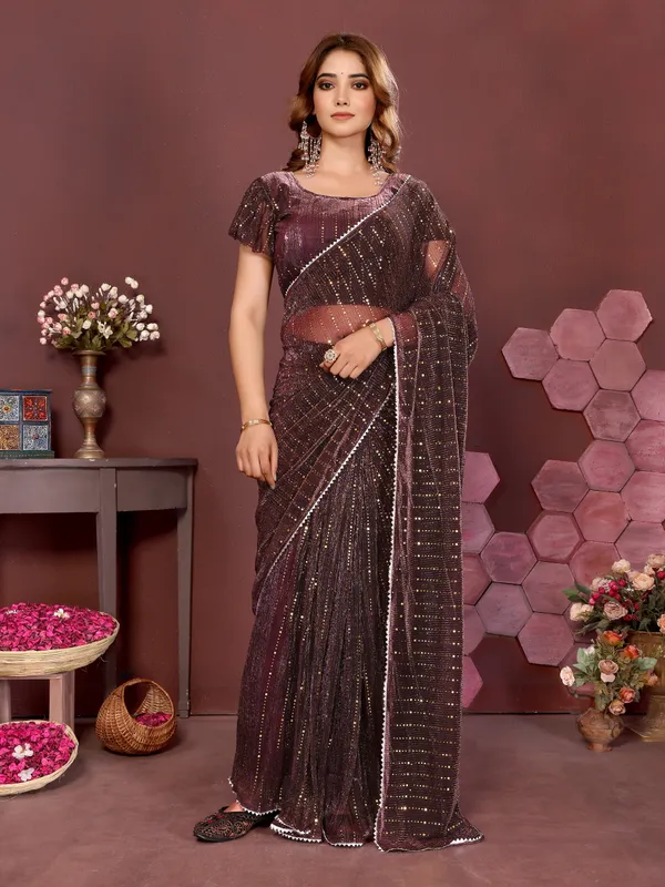Elegant_Moonlight_Fabric_Saree_Set_–_Pre-Stitched_Saree_&_Blouse