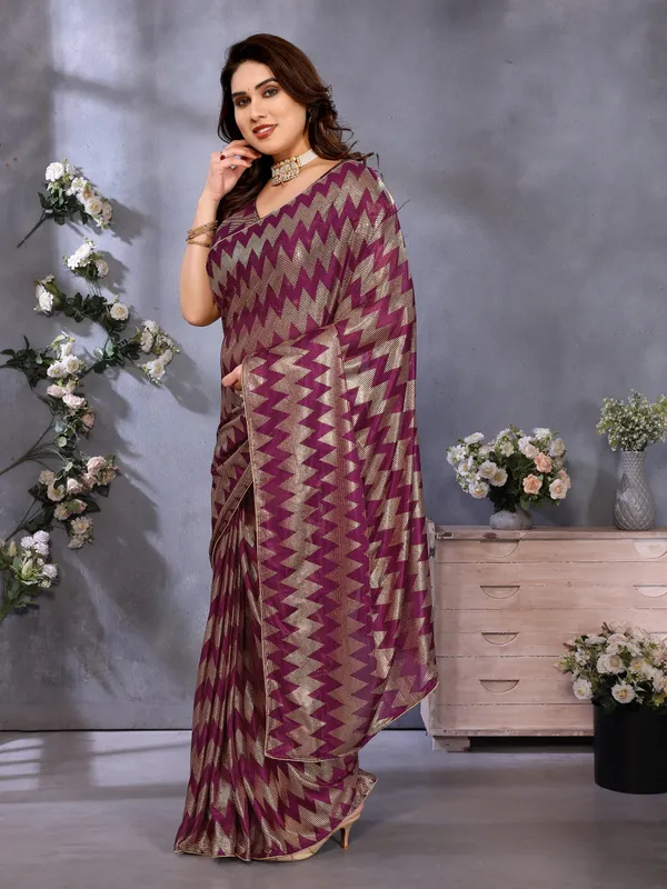Subtle_Spark_Soft_Touch_Foil_Printed_Saree_With_Blouse_Piece