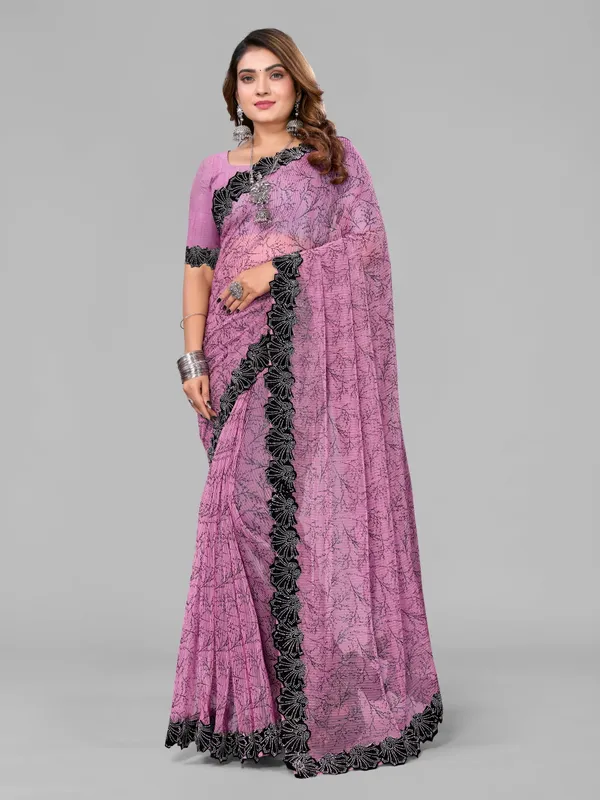 Silhouettes_in_Moonlight_Saree_With_Blouse_Piece