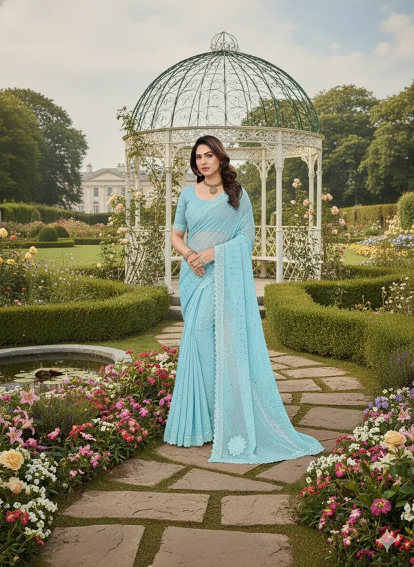Mirror_Majesty:_Zari_Fabric_Saree_with_Chemical_Lace_Detailing