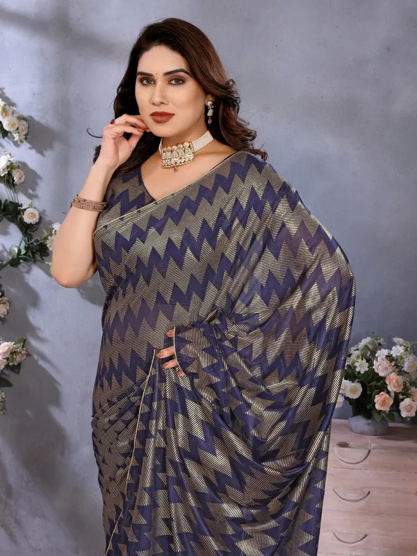 Subtle_Spark_Soft_Touch_Foil_Printed_Saree_With_Blouse_Piece