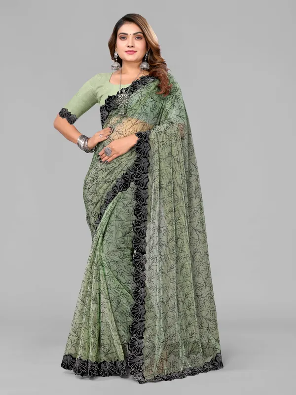 Silhouettes_in_Moonlight_Saree_With_Blouse_Piece