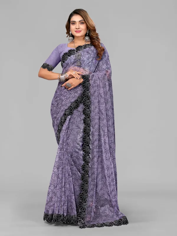 Silhouettes_in_Moonlight_Saree_With_Blouse_Piece