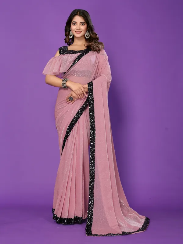 Royal_Zari_Sparkle:_Saree_with_Sequin_Lace_&_Stitched_Blouse