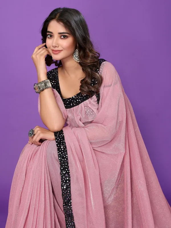 Royal_Zari_Sparkle:_Saree_with_Sequin_Lace_&_Stitched_Blouse