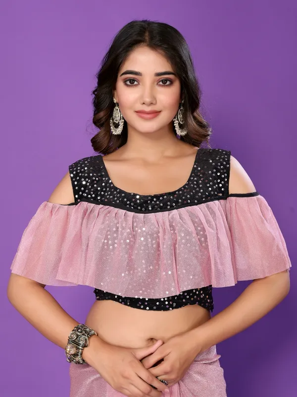 Royal_Zari_Sparkle:_Saree_with_Sequin_Lace_&_Stitched_Blouse
