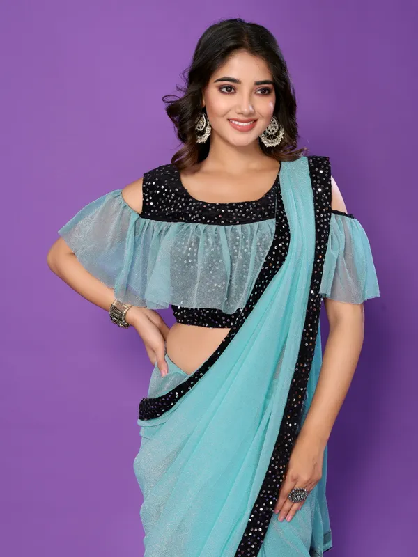 Royal_Zari_Sparkle:_Saree_with_Sequin_Lace_&_Stitched_Blouse
