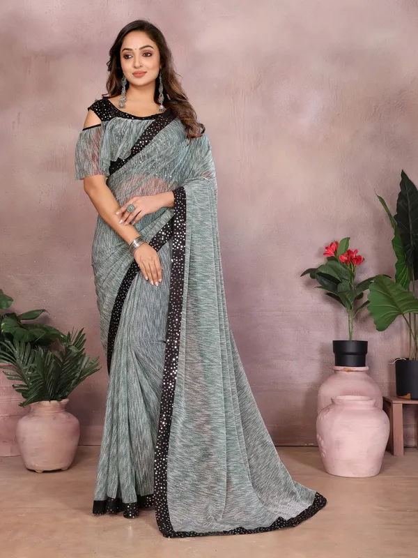 Vibrant_Multicolour_Zari_Fabric_Saree_with_Designer_Chemical_Lace