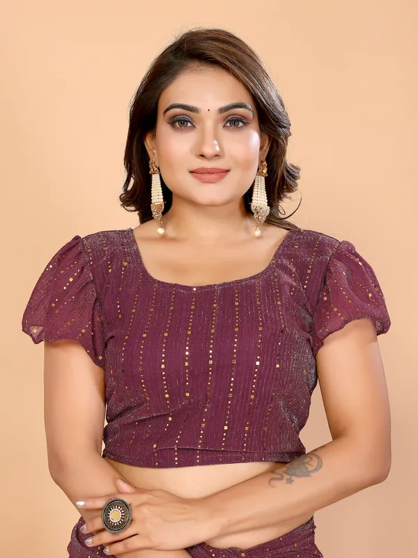 Two-Tone_Ruffle_Saree_in_Portrait_Moonlight_Fabric_with_Mirror_Work_&_Crush_Detail