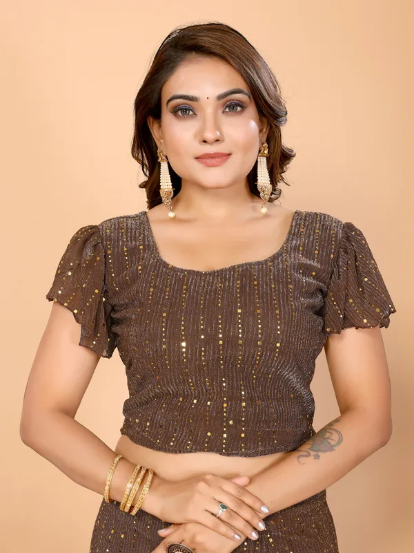Two-Tone_Ruffle_Saree_in_Portrait_Moonlight_Fabric_with_Mirror_Work_&_Crush_Detail