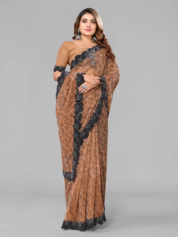 Silhouettes_in_Moonlight_Saree_With_Blouse_Piece