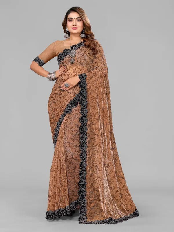 Silhouettes_in_Moonlight_Saree_With_Blouse_Piece