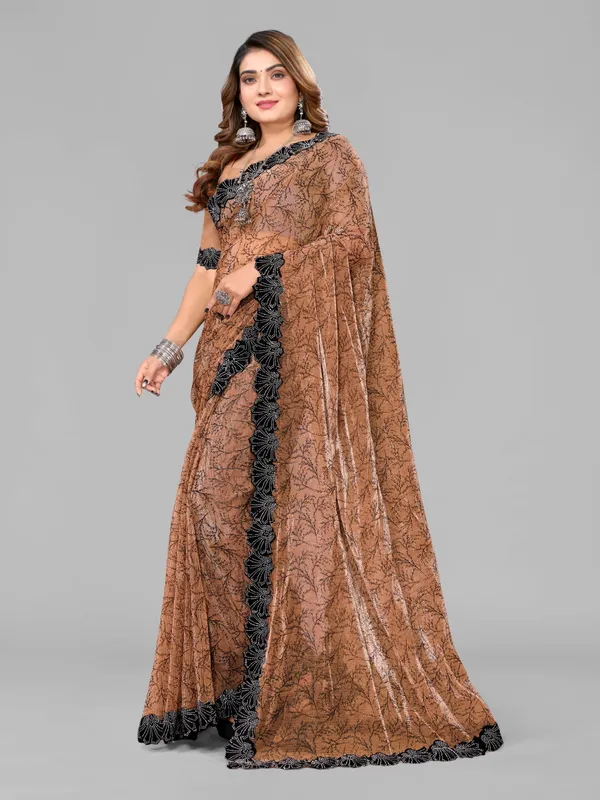 Silhouettes_in_Moonlight_Saree_With_Blouse_Piece