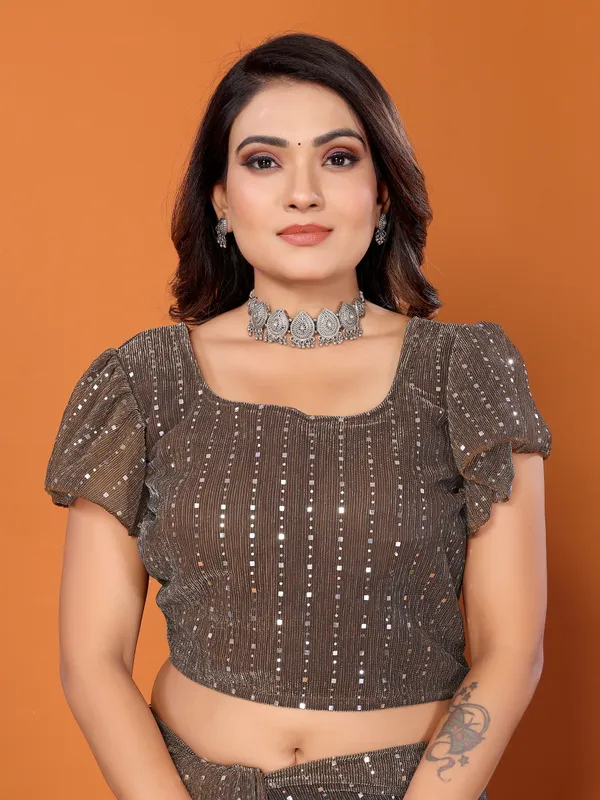 Two-Tone_Ruffle_Saree_in_Portrait_Moonlight_Fabric_with_Mirror_Work_&_Crush_Detail