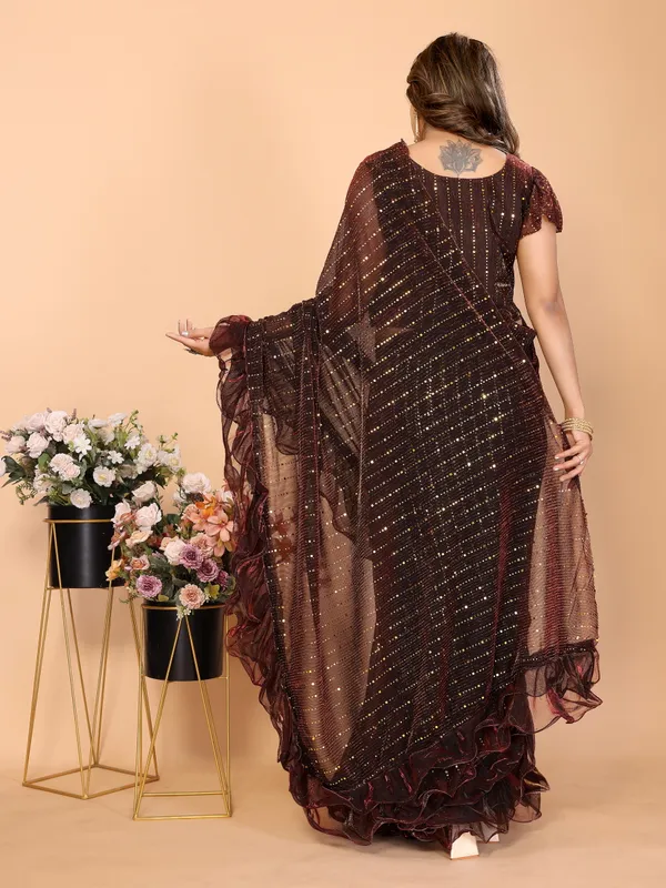 Two-Tone_Ruffle_Saree_in_Portrait_Moonlight_Fabric_with_Mirror_Work_&_Crush_Detail
