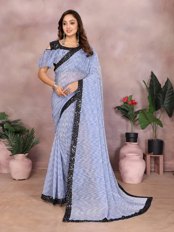 Vibrant_Multicolour_Zari_Fabric_Saree_with_Designer_Chemical_Lace