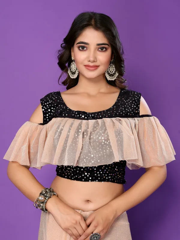 Royal_Zari_Sparkle:_Saree_with_Sequin_Lace_&_Stitched_Blouse
