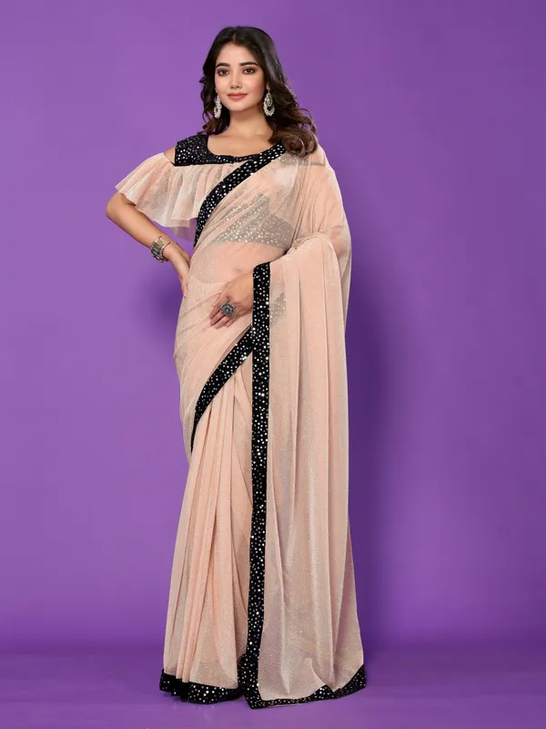 Royal_Zari_Sparkle:_Saree_with_Sequin_Lace_&_Stitched_Blouse