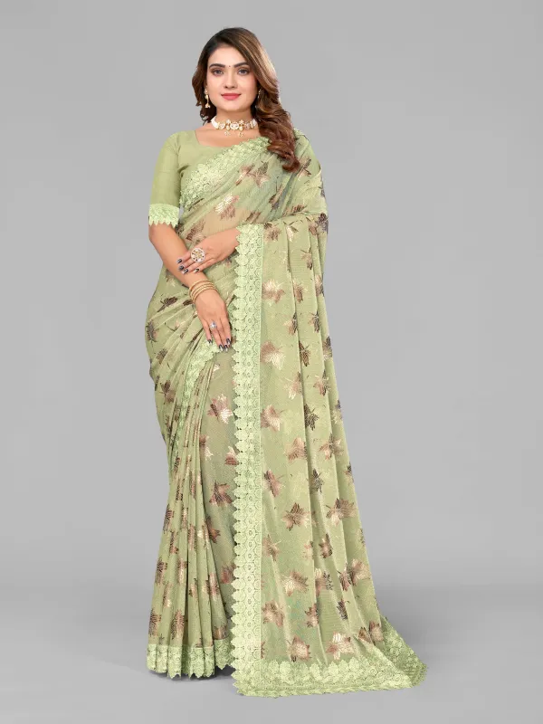 Foil_Work_Saree_in_Rich_Zari_Fabric_with_Intricate_Chemical_Lace