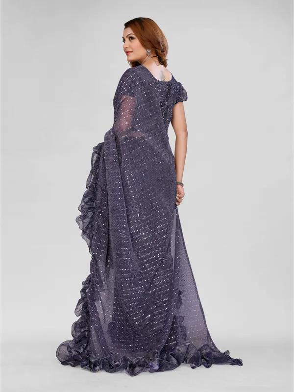 Two-Tone_Ruffle_Saree_in_Portrait_Moonlight_Fabric_with_Mirror_Work_&_Crush_Detail