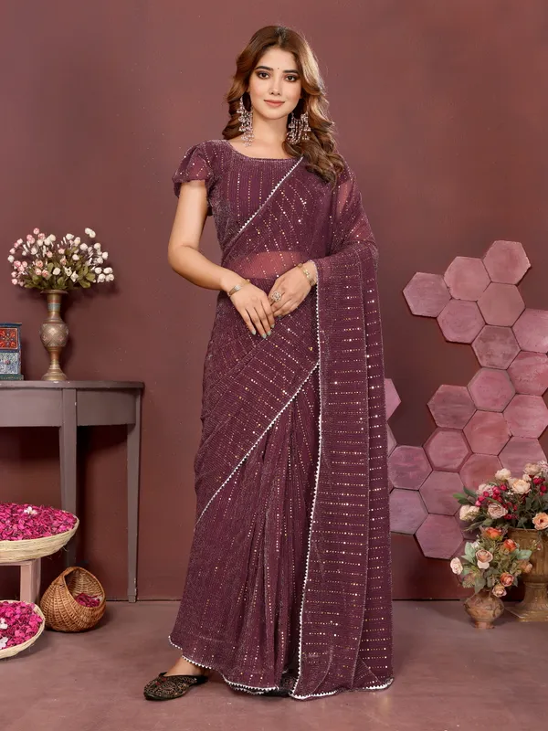 Elegant_Moonlight_Fabric_Saree_Set_–_Pre-Stitched_Saree_&_Blouse
