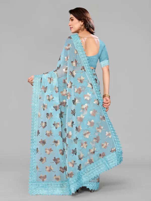 Foil_Work_Saree_in_Rich_Zari_Fabric_with_Intricate_Chemical_Lace