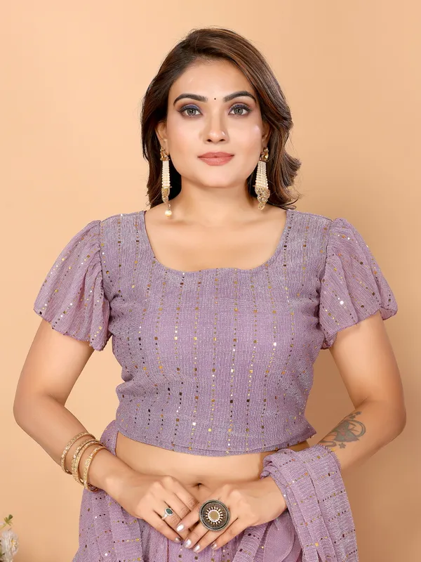 Two-Tone_Ruffle_Saree_in_Portrait_Moonlight_Fabric_with_Mirror_Work_&_Crush_Detail