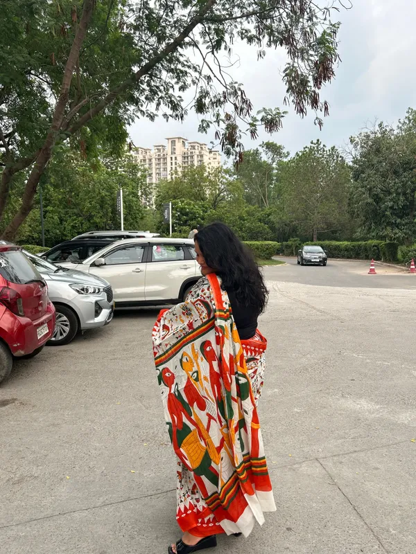 Multicolor_Cotton_Printed_Saree_With_Blouse_Piece_For_Women_&_Girls