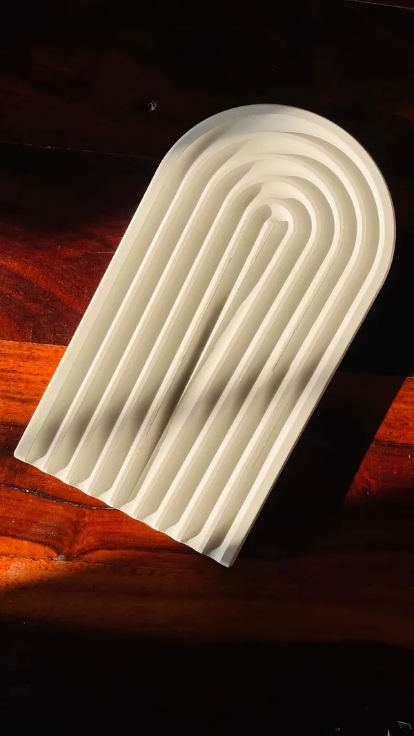 White_Concrete_Arch_Tray_|_Cement_Rainbow_Decorative_Trinket_|_Minimalist_Modern_Home_Decor_|_New_Home_Gift_|_Multipurpose_(19.5×11.3×1Cm)