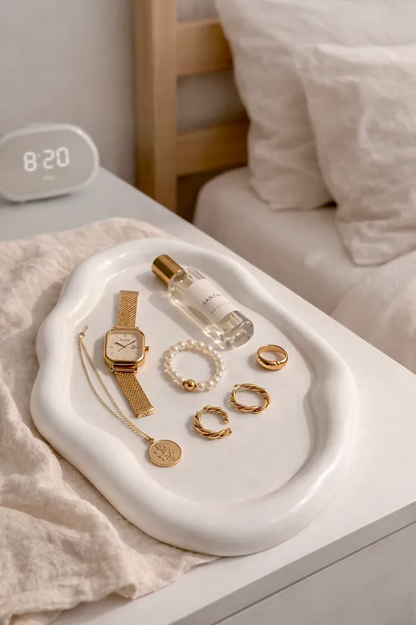 White_Concrete_Cloud_Trinket_Tray_|_Jewellery/Makeup/Table_Organizer_|_Home_Decor_|_Candle_Tray_|_Multipurpose_(24×16×2Cm)