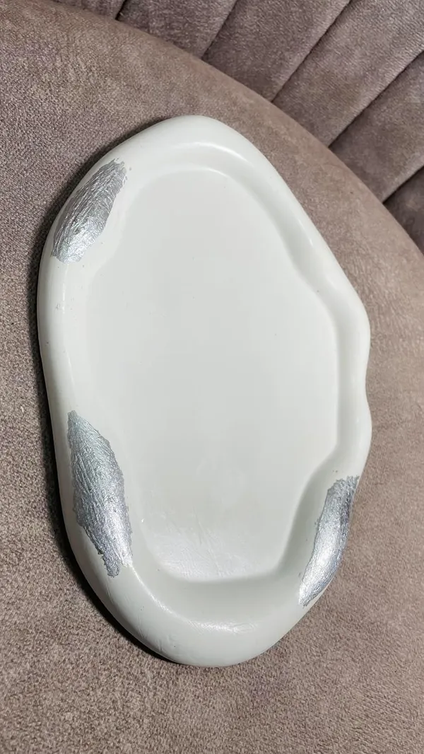 Silver_Foil_Concrete_Cloud_Trinket_Tray_|_Jewellery/Makeup/Table_Organizer_|_Home_Decor_|_Candle_Tray_|_Multipurpose_(24×16×2Cm)