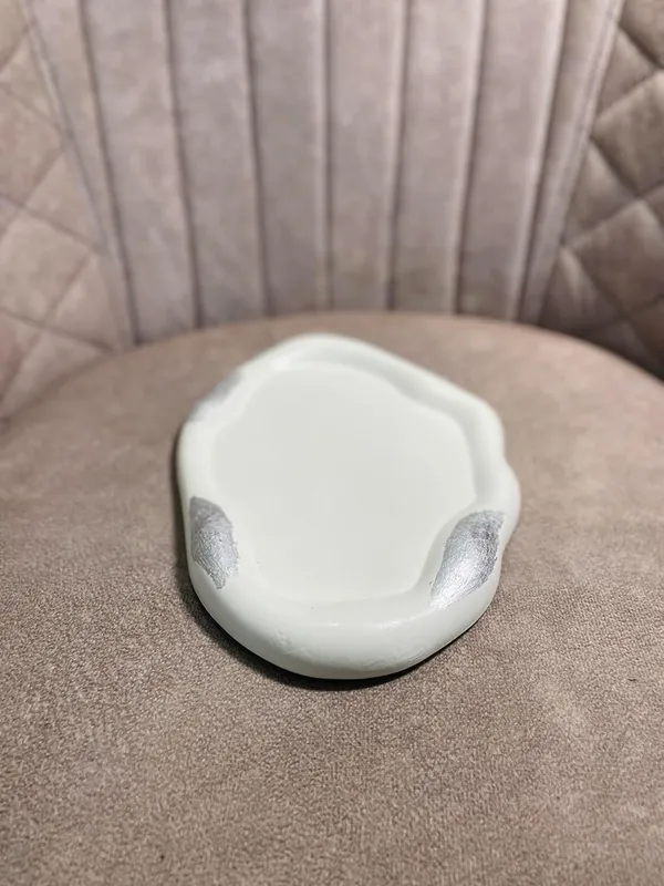 Silver_Foil_Concrete_Cloud_Trinket_Tray_|_Jewellery/Makeup/Table_Organizer_|_Home_Decor_|_Candle_Tray_|_Multipurpose_(24×16×2Cm)