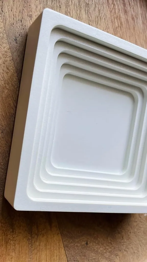 White_Handmade_Mini_Arch_Trinket_Tray_|_Jewellery/Makeup/Table_Organizer_|_Home_Decor_|_Candle_Tray_|_Multipurpose_(10×10×2.5Cm)