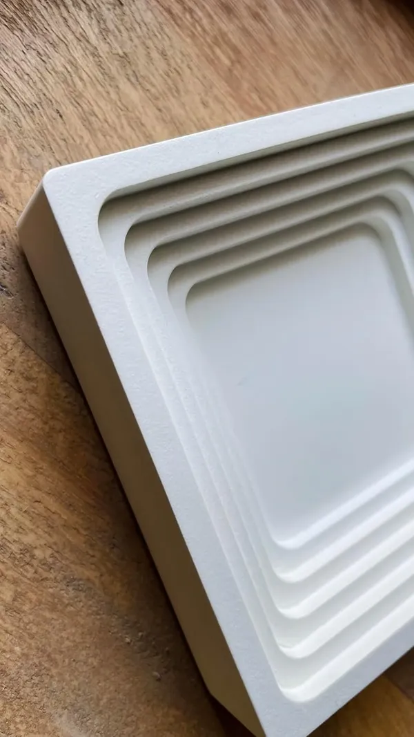 White_Handmade_Mini_Arch_Trinket_Tray_|_Jewellery/Makeup/Table_Organizer_|_Home_Decor_|_Candle_Tray_|_Multipurpose_(10×10×2.5Cm)
