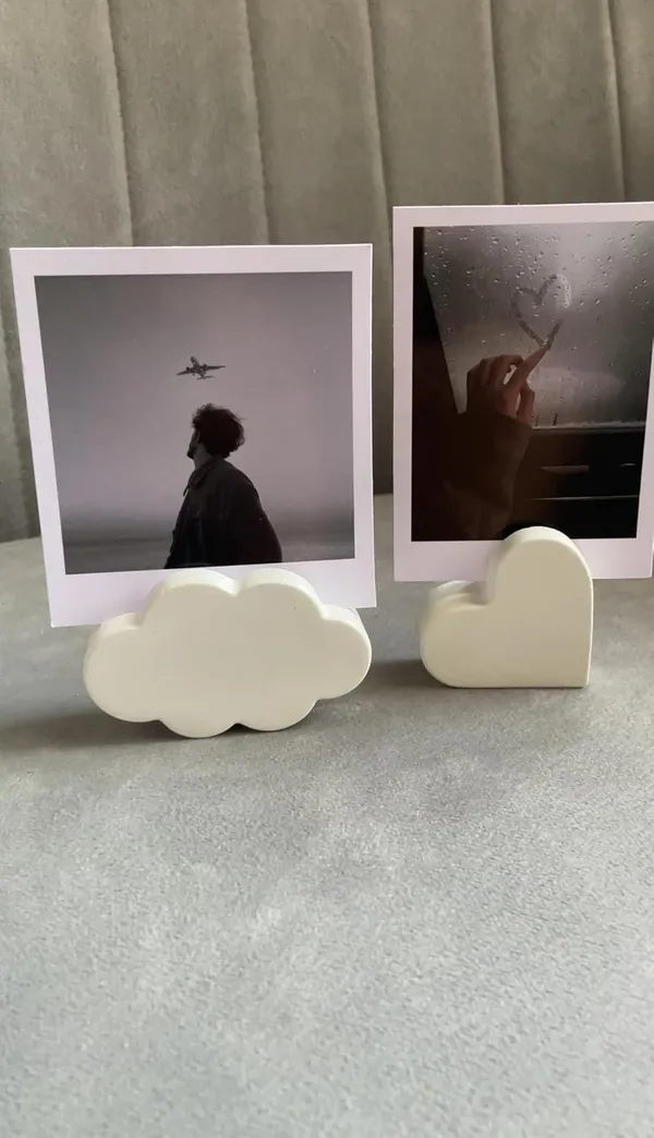 White_Polaroid/Photo_Holder_|_Card_Holder_|_Aesthetic_Holder_|_Minimalist_Decor_|_Business_Card_Holder_|_New_Home_Gift_(Set_Of_2)_(Heart_&_Rainbow)