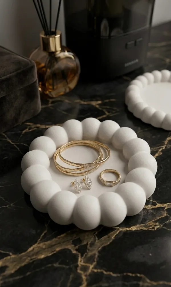 White_Big_Bubble_|_Cement_Tray_|_Aesthetic_Tray_|_Minimalist_Decor_|_Trinket_|_Modern_Home_Decor_|_New_Home_Gift_|_Multipurpose_(13.8×13.8Cm)