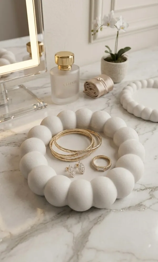White_Big_Bubble_|_Cement_Tray_|_Aesthetic_Tray_|_Minimalist_Decor_|_Trinket_|_Modern_Home_Decor_|_New_Home_Gift_|_Multipurpose_(13.8×13.8Cm)