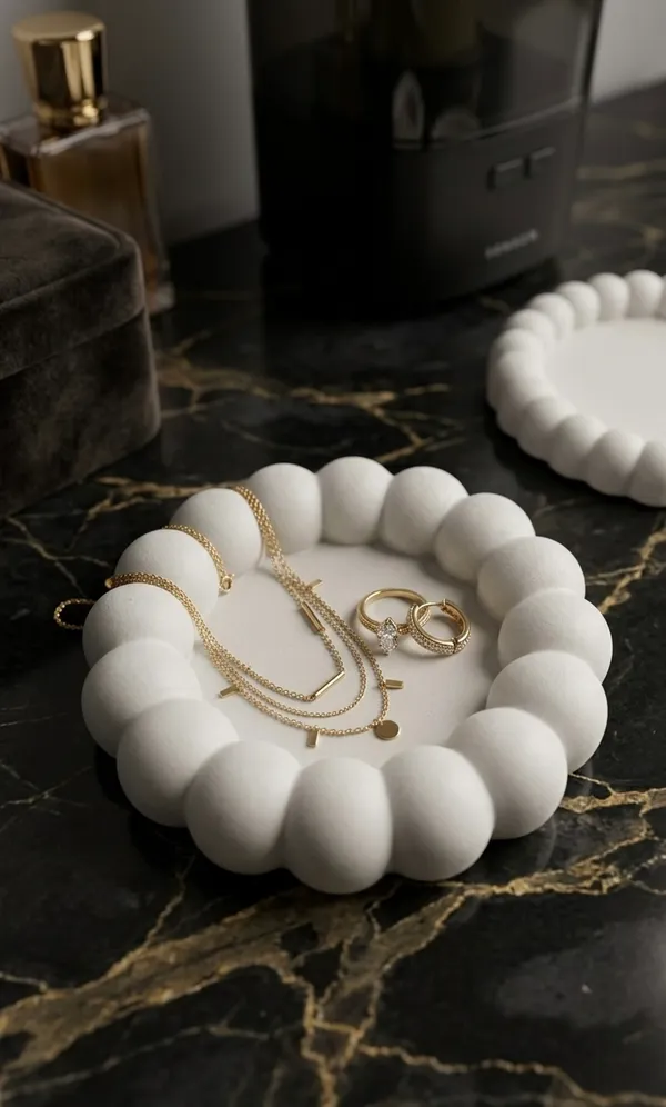 White_Big_Bubble_|_Cement_Tray_|_Aesthetic_Tray_|_Minimalist_Decor_|_Trinket_|_Modern_Home_Decor_|_New_Home_Gift_|_Multipurpose_(13.8×13.8Cm)