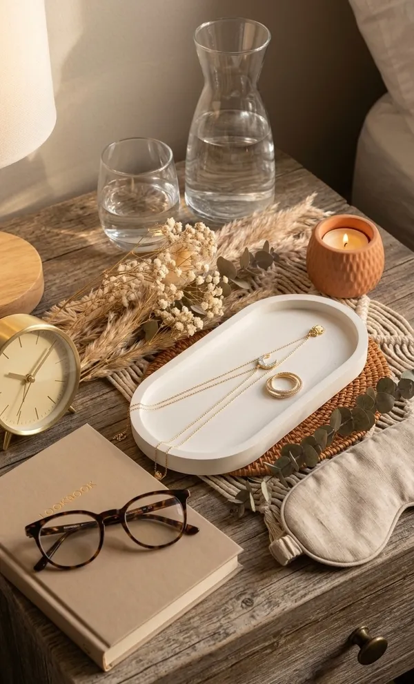 White_Concrete_Oval_Shaped_Tray_|_Jewellery_Tray_|_Perfect_Catch_For_Your_Favorite_Jewelry_Pieces_|_Stylish_Way_To_Organize_Rings,_Earrings,_And_Other_Accessories_(18.8×10.2×2Cm)